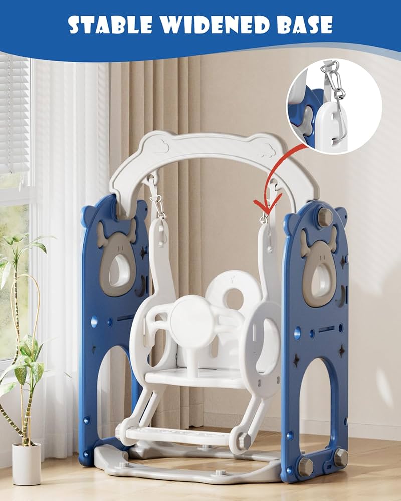Amazon.com: XJD 13-in-1 Toddler Slide and Swing Set, Kids Slide
